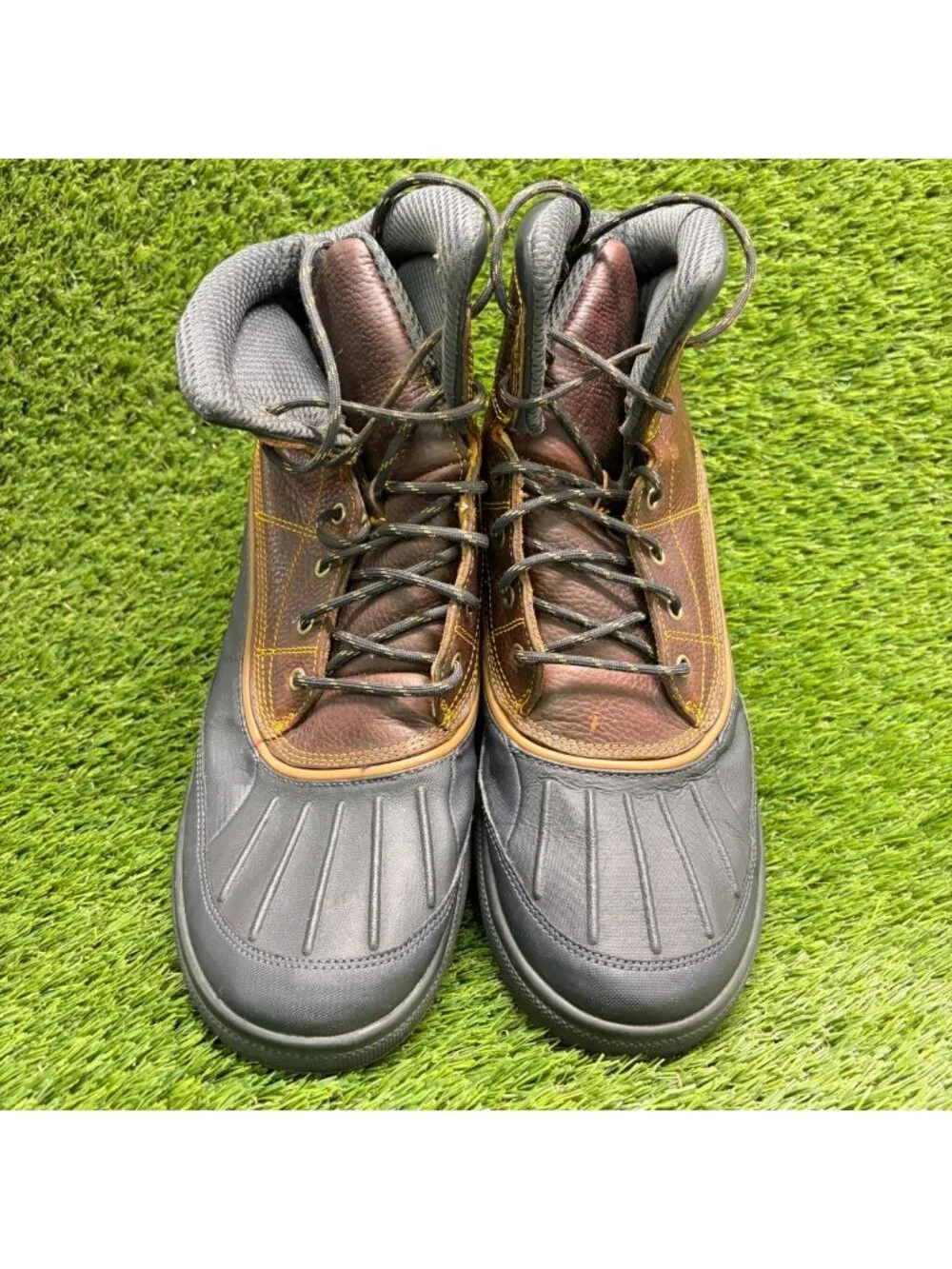 Nike Woodside II Dark Gold Leaf Brown Mens Size 11 Outdoor Winter Duck Boots